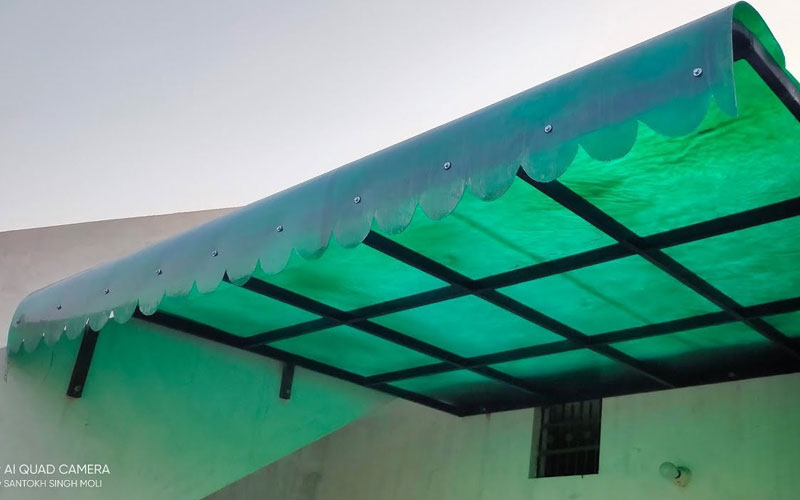Fiber Sheet Shed Fabrication Services In Gurugram
